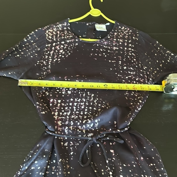 ELK Australian designer long sleeve viscose belted Satellite Dress size 6 - Picture 9 of 13